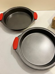 Pair Of Brand New 10 Inch Baking Pans Round