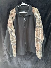 Mossy Oak Fleece Collared Zip Up Jacket