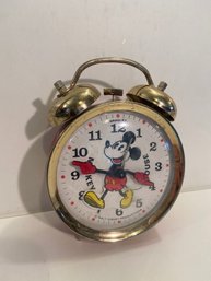 Vintage Bradley Mickey Mouse Alarm Clock