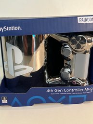 Playstation Coffee Cup Mug Paladone Silver New In Box