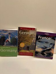 Set Of Three France And Germany Travel Books