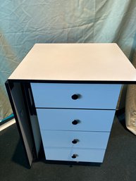 4 Drawer Craft Cabinet W Collapsible Side