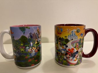 Pair Of Vintage Disney Mugs  3d