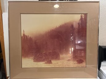 'Wilderness Stream' Framed Matted Signed Photo