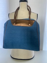 Blue Denim Tote Style Purse