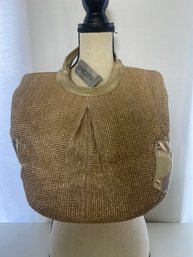 Brand New Chicos Gold Woven Tote Handbag