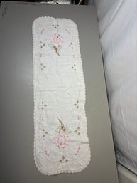 Vintage Needlepoint Table Runner