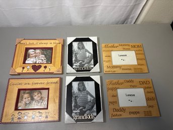 Six Family Themed Picture Frame