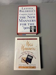 Pair Of Miss Manners Books