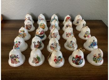 Collection Of 26 Vintage Disney Grolier Bells