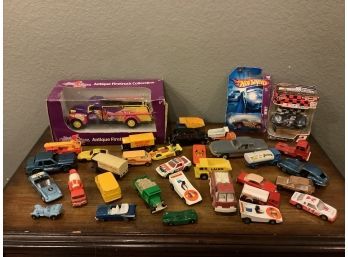 Vintage Die Cast Car Lot