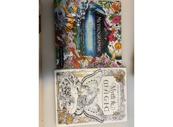 Lot Of Two Mythological Adult Coloring Books