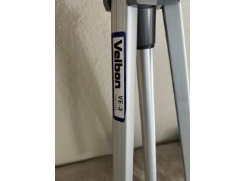 Velbon VE-3 Aluminum Professional Adjustable Tripod 22'-60'