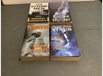 Lot Of Four Paperback Novels Including The Straw Men