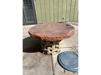 Very Heavy Stone 4 Foot Table Top ONLY