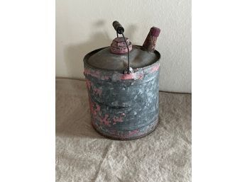 Vintage 10 Inch Tall Farmhouse Decor Gas Can