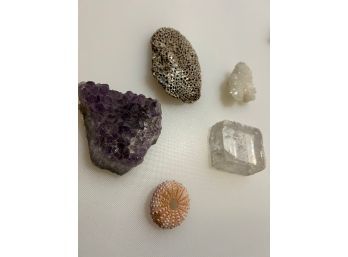 Small Rock Mineral Collection.