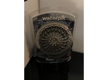 Waterpik Rainfall Six Spray Showerhead In Brushed Nickel New