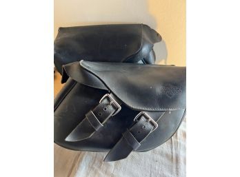 Leather Harley Davidson Saddle Bags