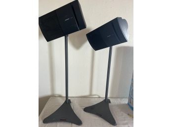 Pair Of Bose Model 100 Speakers. Tested.