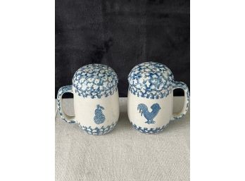 Vintage Folk Craft Salt And Pepper