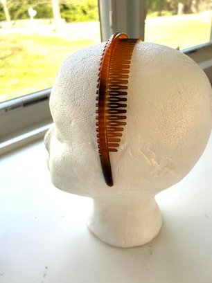 Camila Paris Tortoise Shell Headband Tooth  Comb Flexible