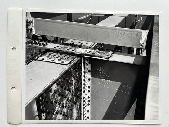 GIRDERS, Original Black & White Civil Engineering Proof Photos 8x10 1970'S, US Steel, Groton, CT.