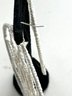 Made In USA Brand New By Artist Handmade  Hoop Crochet Earrings