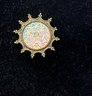 Vintage Star Burts Pin And Pendant