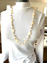Elegant Mixed-Bead, Long Drape Fun Necklace