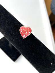 TOPS LOVE Heart Tie Pin
