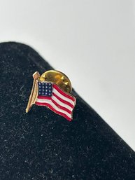 Vintage American Flag Tie Pin Tie Tack