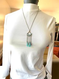 Coachella Style Turquoise Necklace