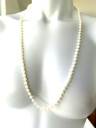 Vintage Plastic Faux-Pearl Necklace