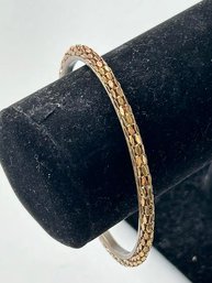 Bronze/Brass Fine Metal Work Bangle Bracelet