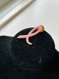 Breast Cancer Awareness Plastic Tic Pin RIBBON-PINK