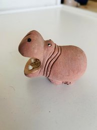 Ceramic/Stone Hippo Figurine