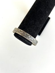 Vintage Silver Tone Art Deco Bracelet