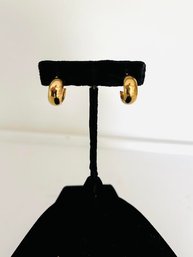 Vintage Golden Hoop Earrings