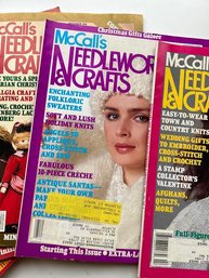 1986 1988 Mc Call's Vintage Ladies Magazine Lot