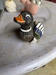 Carved Duck Figurine