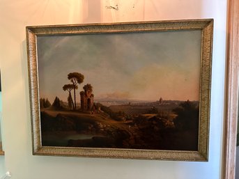 Antique Italian Landscape Painting