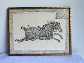 Sifachi Rubbing Of Taizong Horse - Chinese Ink On Paper