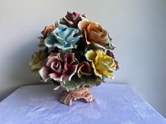 Porcelain Floral Bouquet/Centerpiece