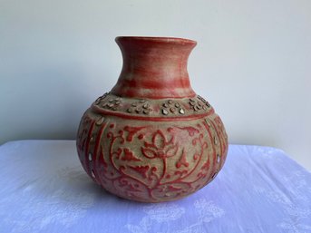 Handcrafted Thai Ceramic Vase