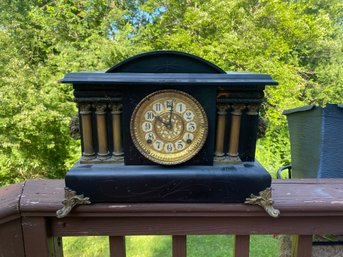 Black Mantel Clock