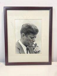 Print Of John F. Kennedy Professionally Framed And Matted