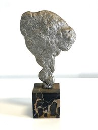 Midcentury Modern Silver Tone Sculpture