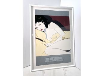 Vintage 1980s Patrick NAGEL Print In Newer Frame #2