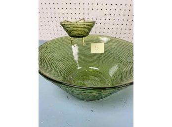 Vintage Chip And Dip Bowl